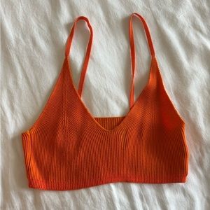 Jacquemus Ribbed Knit Tank/Bra Top
